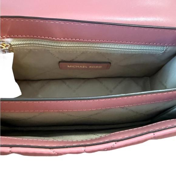 Michael Kors Abbott Rose Quilted Shoulder Bag - NWT, Luxury Design - Picture 11 of 12